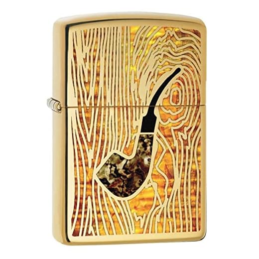 Zippo Pipe Lighter: Fusion Pipe - High Polish Brass 78213