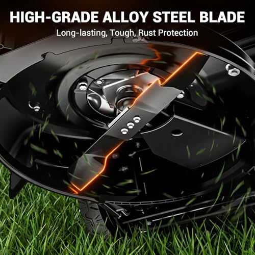 21" Self-Propelled Gas Lawn Mower, 170CC Engine, 3-in-1 Mulching, Bagging & Side Discharge, 7-Position Height Adjustment, Easy Lawn Care for Large Yards & Thick Grass - Image 4
