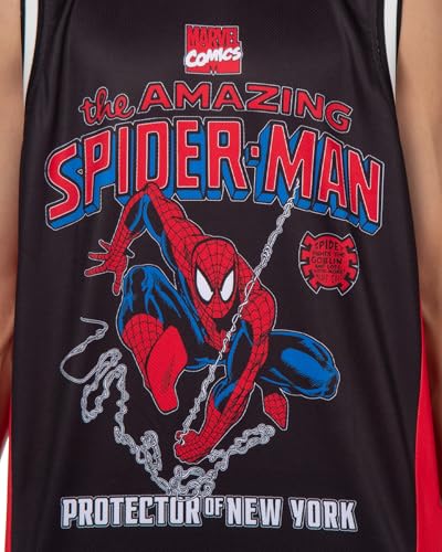 Marvel Spider-Man Basketball Jersey Men's Protector of New York Athletic Gym Tank Top2