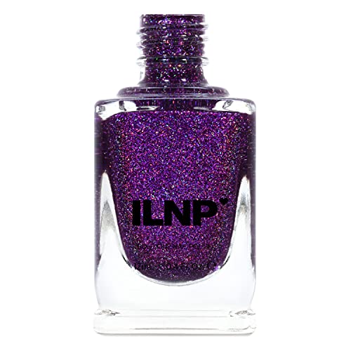 Image of ILNP Zoe - Bold Raspberry-Purple Holographic Nail Polish