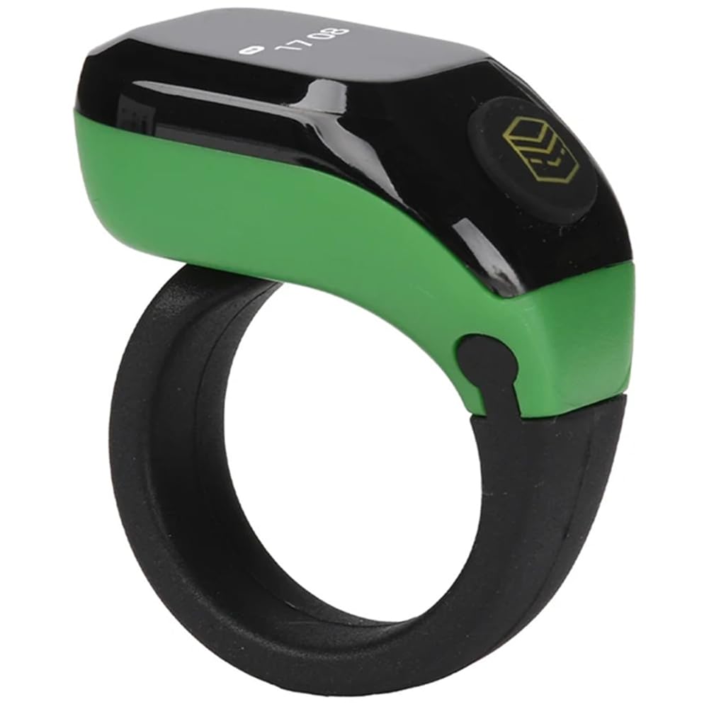 Jnchdghwa Green Ring Counter With Oled Display Electronic Tasbih Counter For Prayer,Meditation Bluetooth Ring Counter