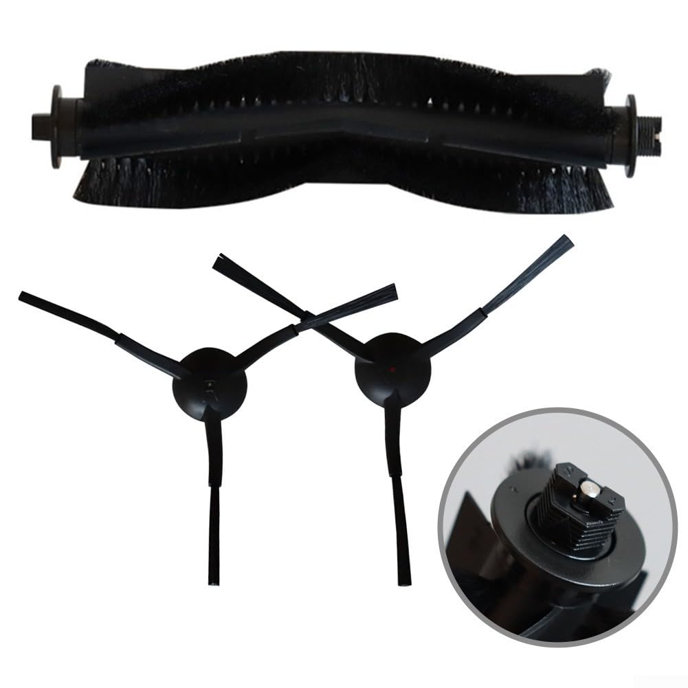 Lot De 8 Brosses Latérales De Rechange Pour Robot Aspirateur Medion X20 SW+, X21 SW+ (MD 11415, MD 11500)