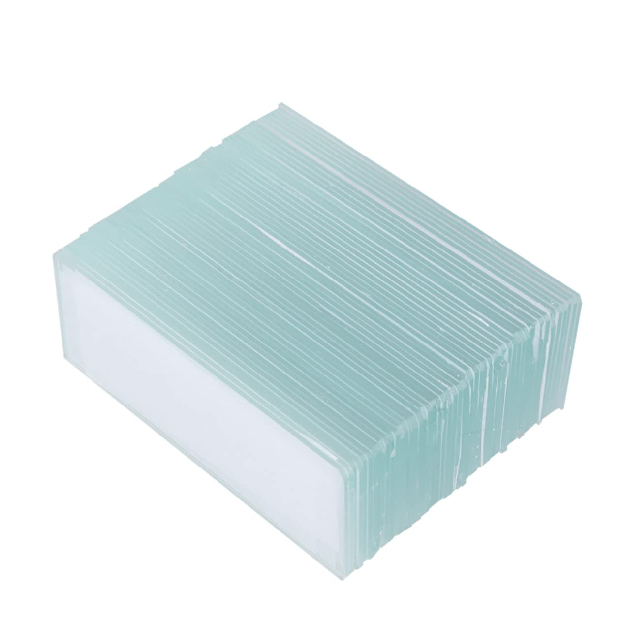 100pieces Microscope Glass Slides Pre-Cleaned Optical Glass for Science Education Blank Slides Per Box for Laboratory Biology Chemistry and Research Use
