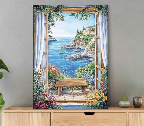 G i Paint by Numbers  yCgoCio[, DIY G LoX Lbg hG |Lbg MƃANG̋, c[Lbg l q S lC G K؂ Ƃ̕ǂ̑ 60x80 cm 