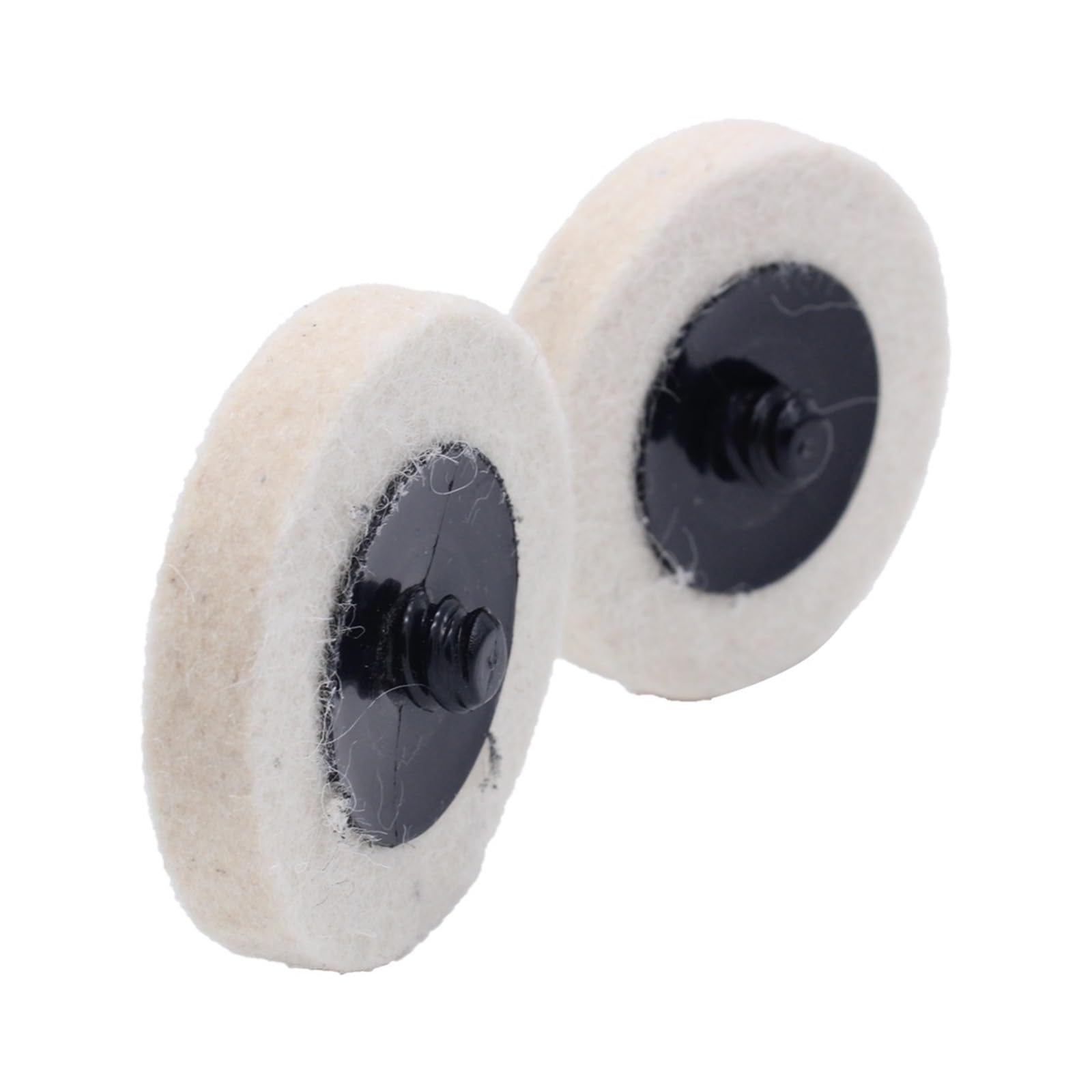 Polerująca tarcza szlifierki stołowej, 10 szt. 2" skompresowanych wełnianych tarcz polerskich QC 50 mm, polerujące tarcze polerskie, akcesoria do narzędzi ściernych