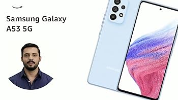Refurbished) Samsung Galaxy A53 5G (8GB, 128GB Awesome Blue, New