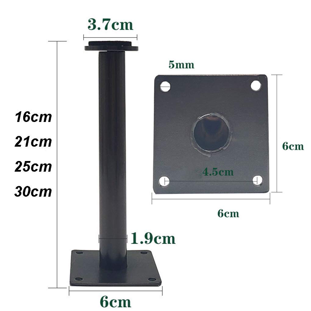 4Pcs Piedini per mobili Gambe per mobili in Acciaio Inossidabile Gambe per divani Regolabili Accessori Sostituzione del Mobile da Tavolo Divano in Metallo Gambe per Letto da scriva