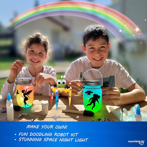 Make Your Own Space Night Light & DIY Robotic Kit, Arts and Crafts for Boys & Girls Ages 5 6 7 8 9 10 11 12 Years Old, Kids Crafts & STEM Projects, Best Birthday Present for Boys - Image 3