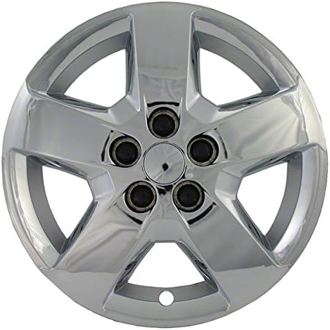 2008, 2009, 2010, 2011, 2012, 2013 Chevy HHR Chrome Factory Replica Bolt-ON Wheel Covers/HUBCAPS (Set of 4) - 16"