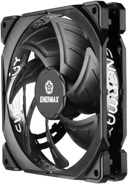 Enermax T.B.Silence 120mm LED Twister Cooling Fan, Black/Blue UCTB12N-BL