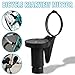 AEIOFU Bike Mirror Rear View Mirror 360 Degree Adjustable Mountain Bike Handlebar Ends 2PCS Handlebar Ends Mountain Rearview