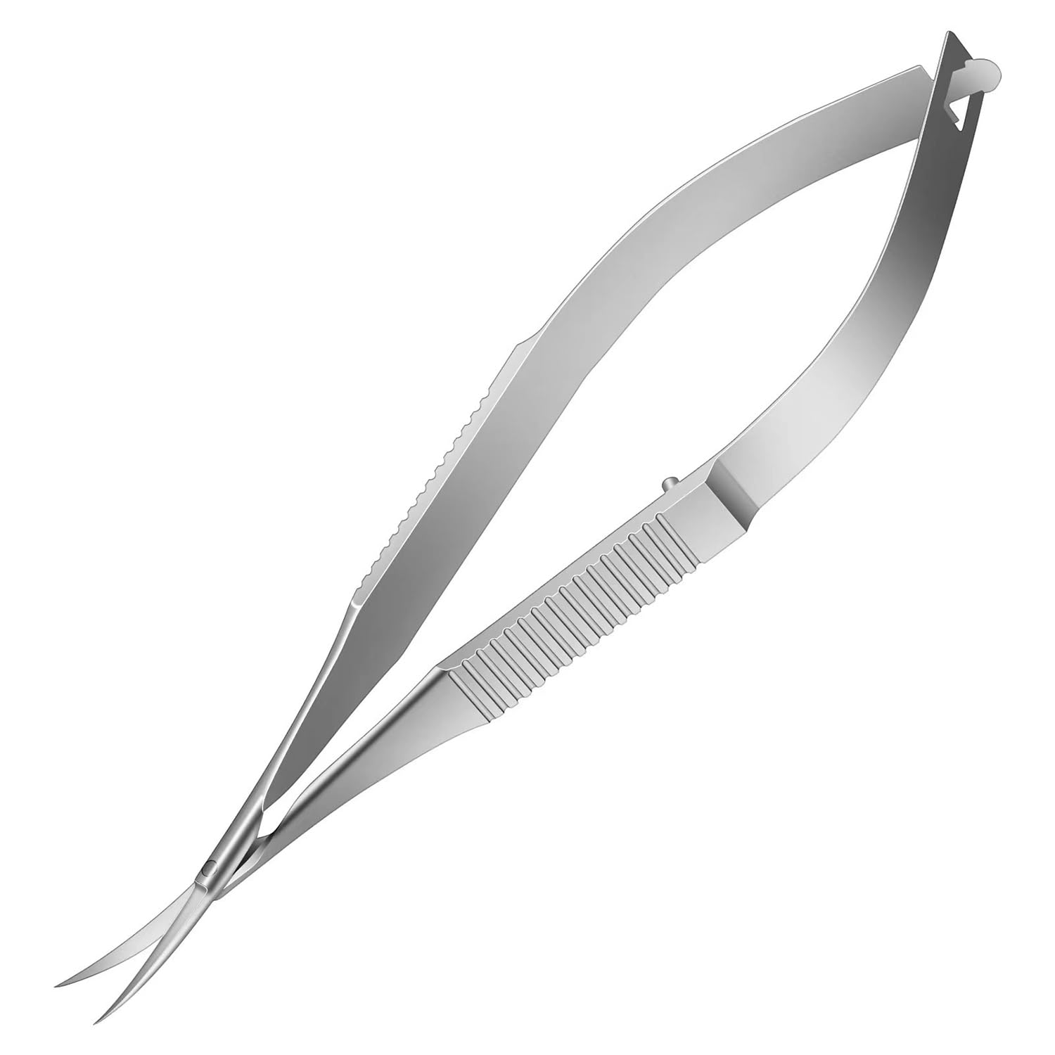 1 Tijeras para Cutículas, Tijeras de Uñas Finas y Rectas, Cortador de Cutículas Rectas, Kit de Aseo con Punta Puntiaguda, Microtijeras Curvas, para Piel Seca, Muerta, Piel del Coche