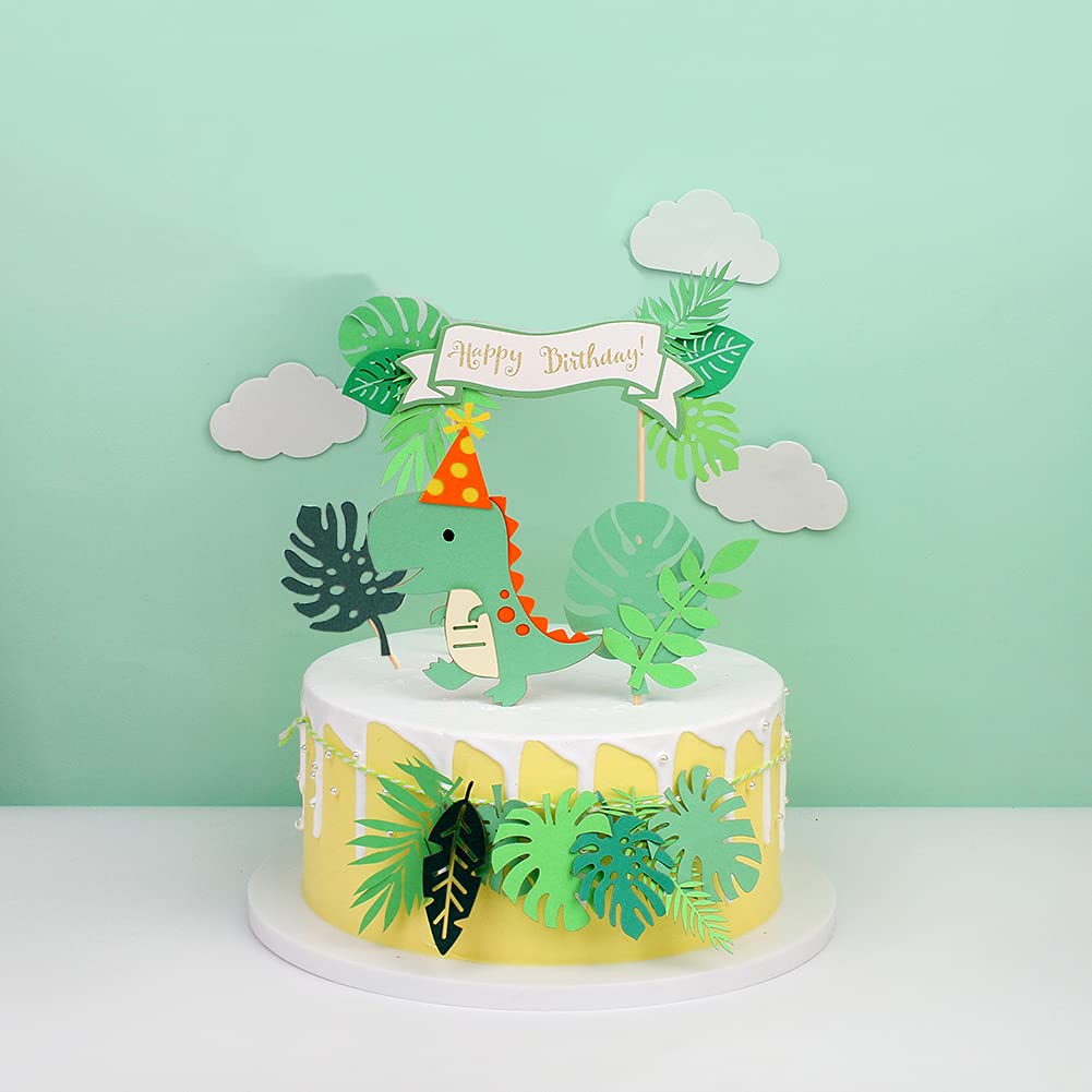 Dinosaurier Kuchen-Topper Set – 18-teilig, Aus Silikon, Für Dino-Kindergeburtstag