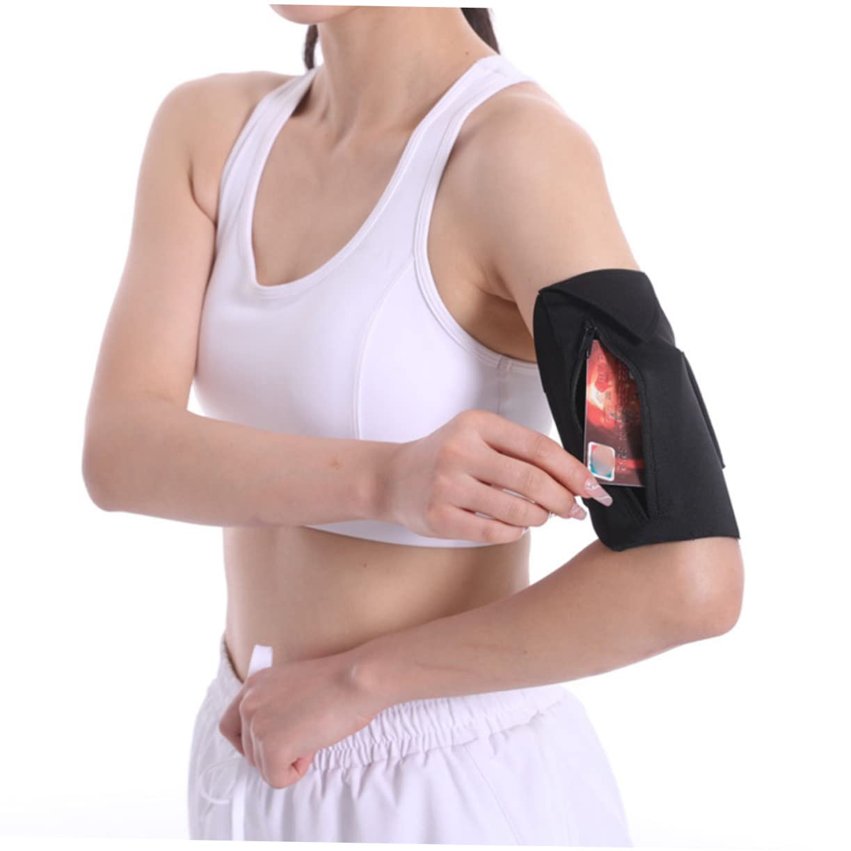 Abaodam 4pezzi Borsa Da Braccio Multifunzionale Per Smartphone Resistente All Per Corsa Fitness Escursioni e Ciclismo Compatibile Con Telefoni Di Diverse