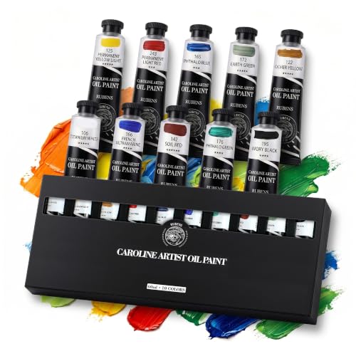 Rubens Oil Paints Set, 10 Colors, 60ml