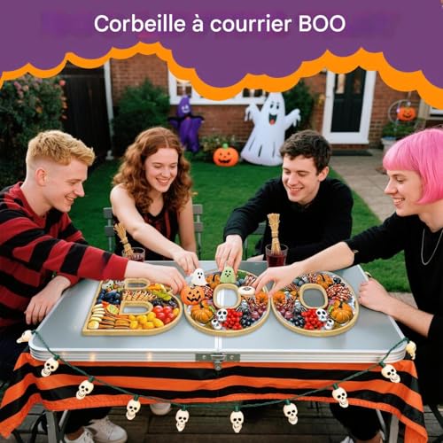 Plateau de service Halloween à offrir pour décoration de table