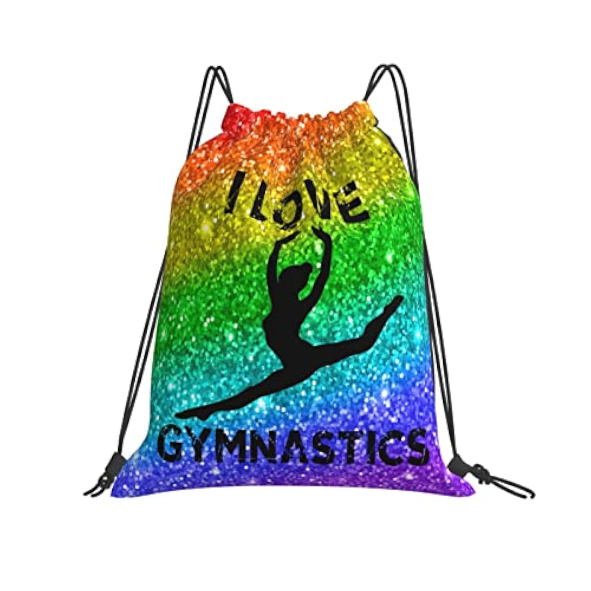 Gymnastics Drawstring Backpack, Sport Cinch Bag