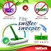 VanDuck Reusable 100% Cotton Mop Pads Compatible with Swiffer Sweeper (4-Pack), Terry Cloth Mop Covers Washable for Wet Mopping and Floor Cleaning (Handle is Not Included)