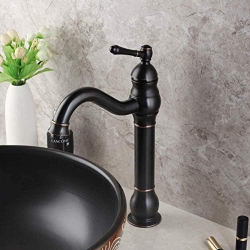 Robinet de salle de bains anti-trace mitigeur lavabo bronze noir