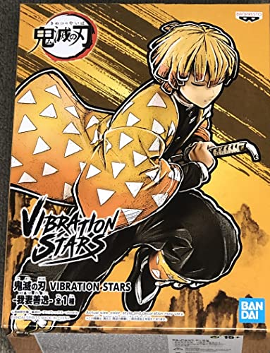 Banpresto BP18547 Figura de Acción Zenitsu Agatsuma Kimetsu No Yaiba - Vibration Stars 13 cm, Multicolor