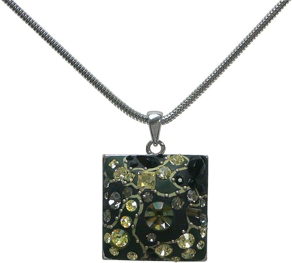 Pendant Necklace Chain and Pendant Sqyare Pendant 85010-1