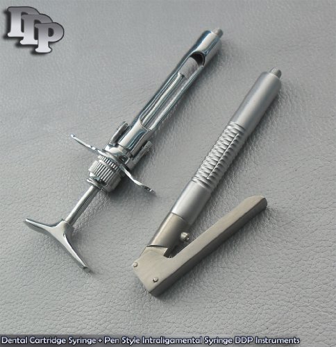 Dental Cartridge Syringe + Pen Style Intraligamental Syringe DDP Instruments