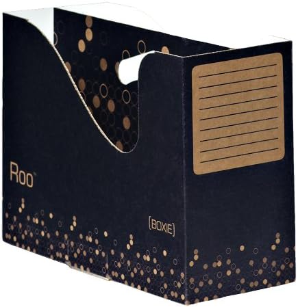 12 LilRoo (Black), Portable Hanging File Replacement, Modular File Storage Boxes, 12 Pack