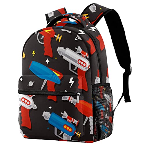 Sac à dos femme noir à motif mappemonde grand format tendance casual
