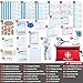 Atickyaid Mini First Aid Kit - 140 Piece Small First Aid Medical Kit for Car, Home, Office, Travel, Camping, Sports, Outdoor, School - Emergency First Aid Supplies and Survival Kit