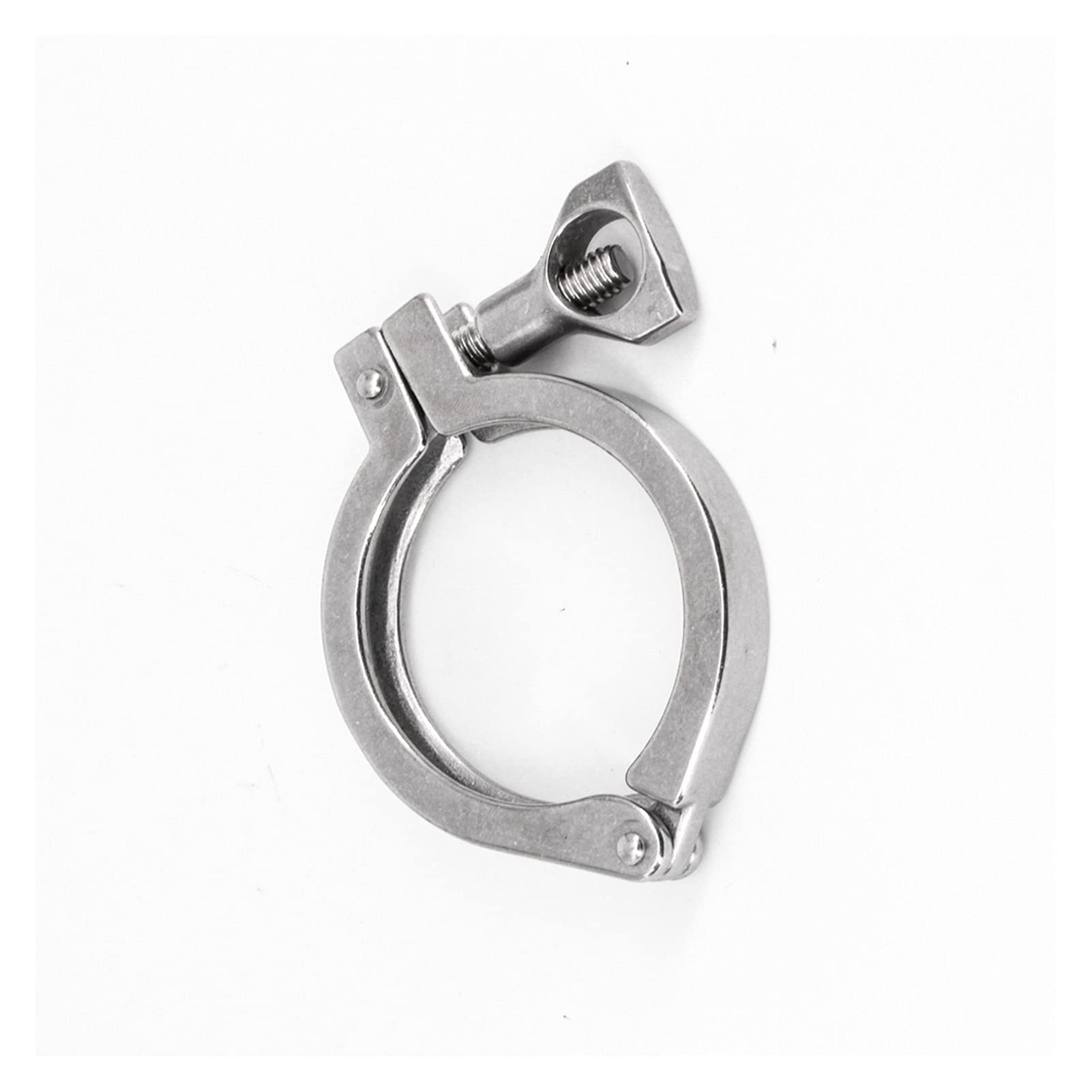 AVFORA Material de 2 "Tri Abrazadera 304 Accesorios Sanitarios de Cerveza casera 64mm férula for Soporte de tubería