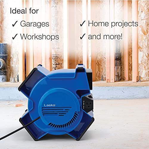 Lasko XBlower 6 Position High Velocity Pivoting Utility Blower Fan for