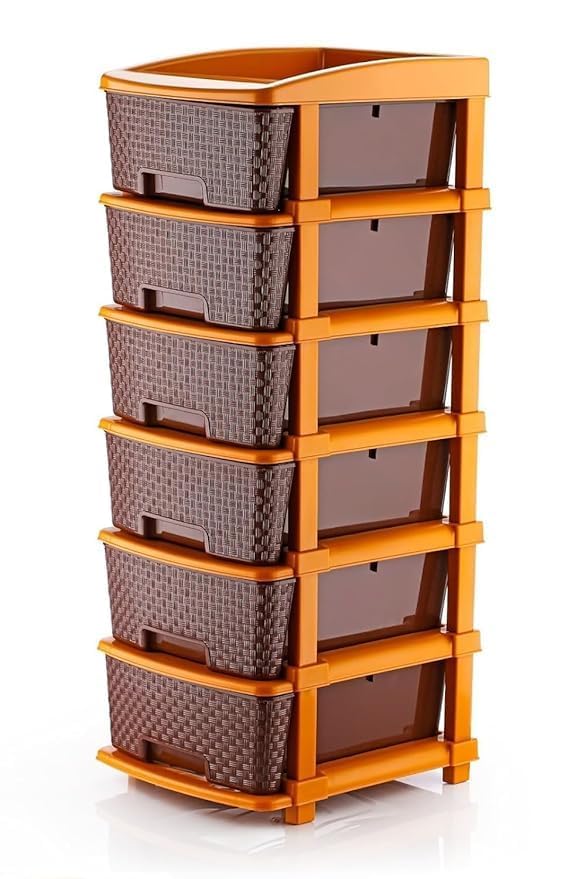 Drawer Organizer Self Standard Rectangular Multi Purpose Modular Drawer System Large Chest of Drawer Organizer for Home Office,Product Dimension When assembeled 6 Laye-image-47