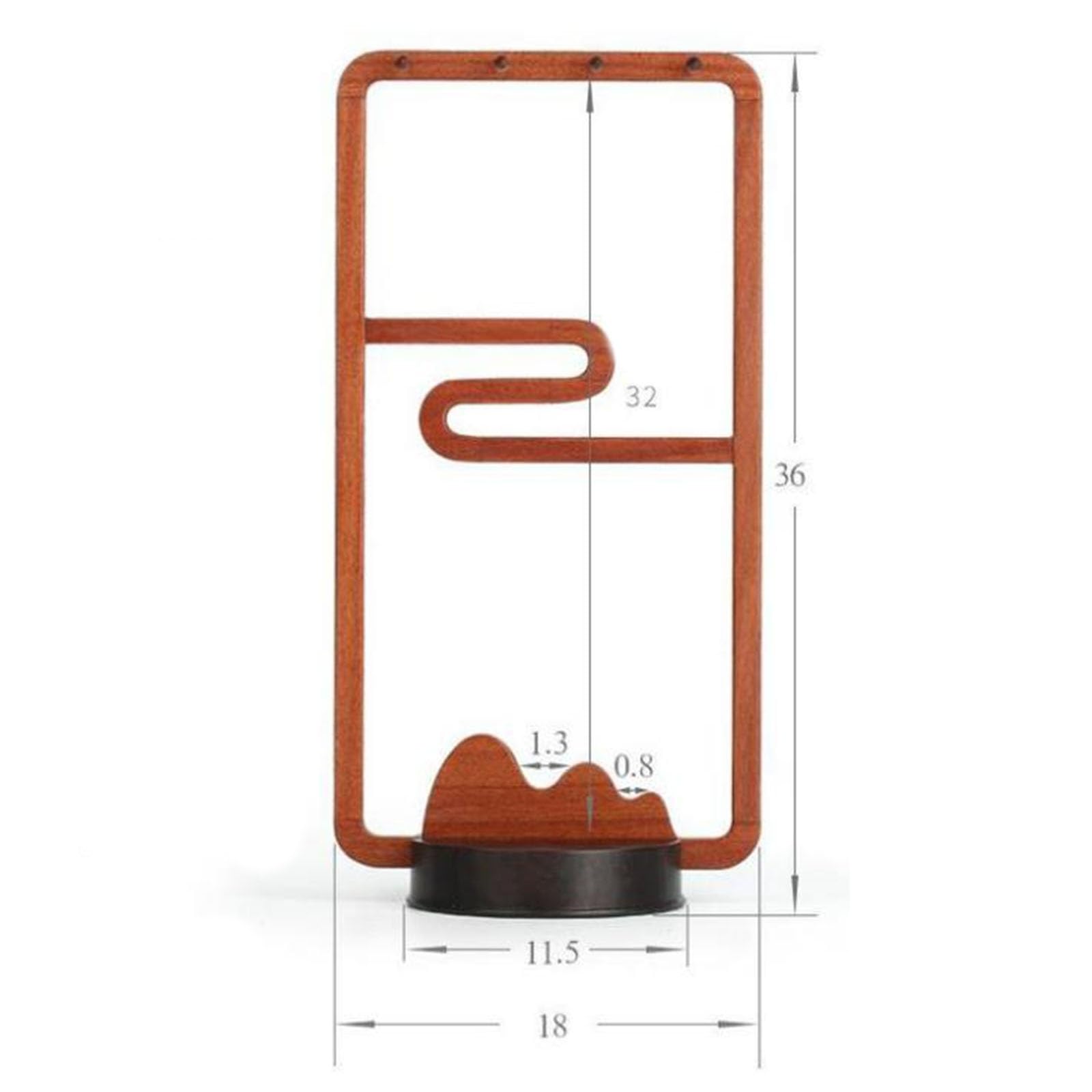 Kalligraphie Pinsel Halterung Einfacher Pinselhalter for Aufhängen, kreativer Kalligraphie-Trockenpinselhalter