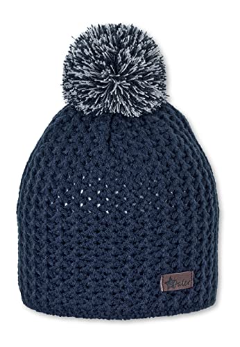 Sterntaler Jungen strikhue M tze, Marine, 55 EU