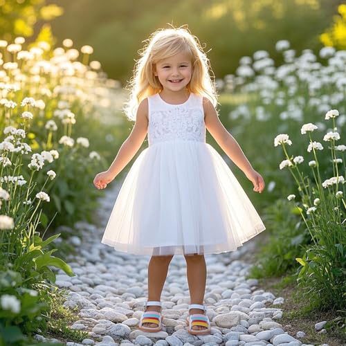 Image of Kiderence Toddler Girls Sandals Little Girls Kids Summer Shoes Toddler Sandals