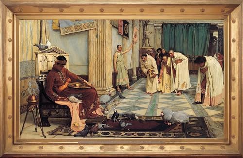 Affiche Hylas et les nymphes de Waterhouse - Impression sur toile pour salon en 60x90cm