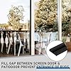 Amazon.com: Pushglossy 28 ft Vinyl Sliding Screen Door Bug Seal Strip ...