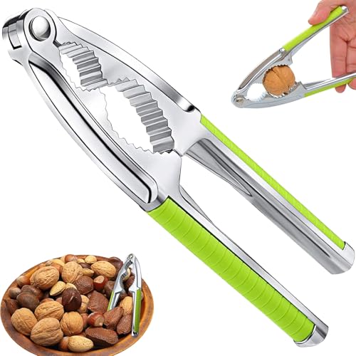 Cascanueces,Cascanueces de Aleación de Zinc Casca Nueces con Agarre Antideslizante Cascanueces Multifuncional Nueces Abridor De Nueces para Mariscos Concha Langosta Cangrejo Avellana Nuez