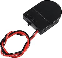 Vista 4 de 20 soportes de batería CR2032, soporte de batería CR2032 con interruptor, soporte para celda de moneda, 1 funda de batería de botón CR2032 de 3 V