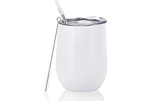 Lifecapido Sublimation Blanks Wine Tumblers 12oz: Sublimate Your Wine Experience