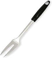 ChefCraft Select 12-Inch Stainless Steel Meat Fork - Durable 2-Prong Cooking & Carving Tool with Comfort Grip