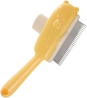 Cat Grooming Brush | Stainless Steel Teeth Shedding Cute | Pet Brush Cat Grooming Supplies,for Kitten Long Hair Short Hair Dematting Cleaning Removal Bathing Home Apartment Indoor