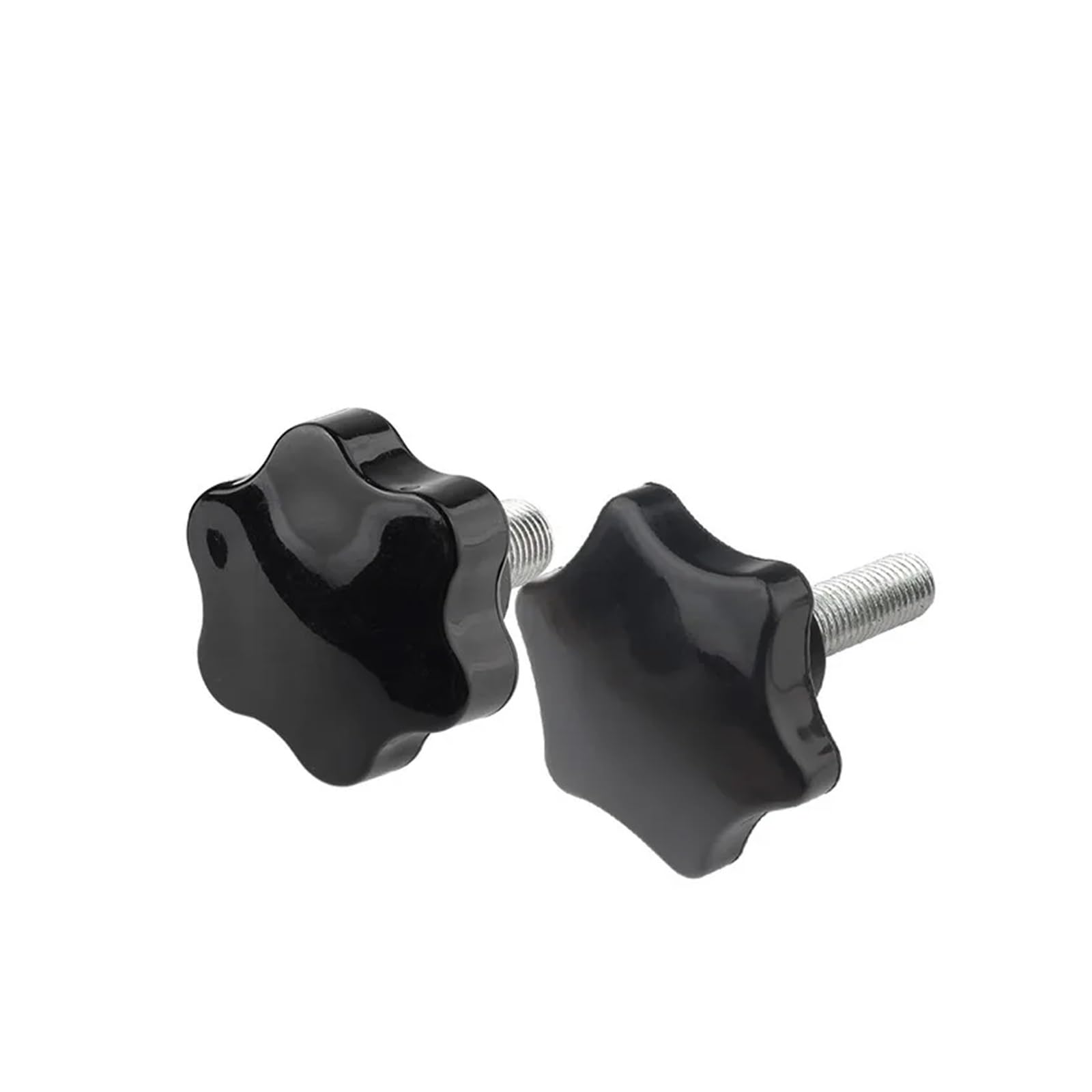 M4 M5 M6 M8 Viti di serraggio a mano in bachelite prugna Bulloni di serraggio a forma di stella in acciaio al carbonio (Size : M6x35mm 20pcs)