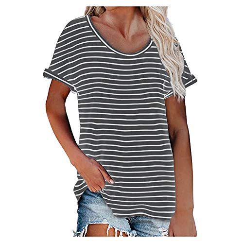 Women s Casual V Neck Sleeves Solid Chiffon Blouse Top Tank Tops Womens Shelf Bra Tank Tops for Womens Long Sleeve Crop Tops for Womens Tank Tops for Teen Girls Plus Size(4-Gray,XXL)