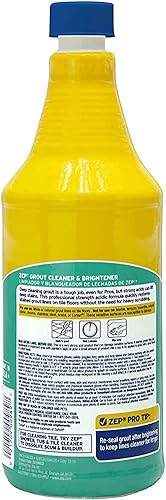 Miniatura 21 de Zep - Limpiador industrial y abrillantador de juntas, 32 onzas (paquete de 4) ZU104632. Fórmula profesional de limpieza profunda