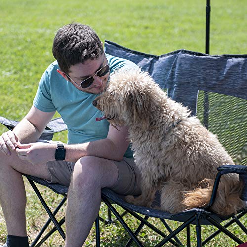 Kijaro Duo Camping Chair, 2-Person, Hallett Peak Grey #TOP5