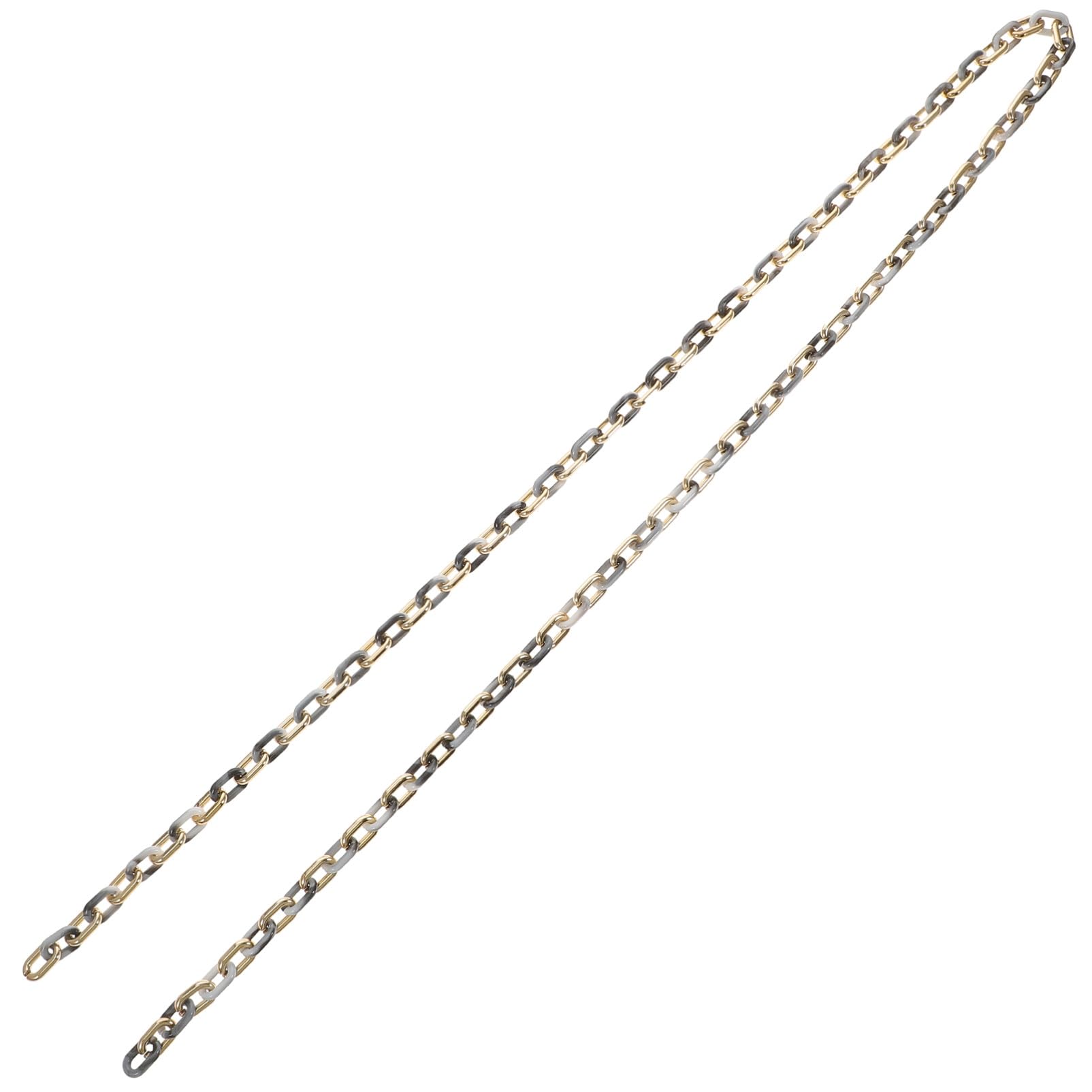 DOITOOL 4 Pezzi Accessori per Collana Acrilici Catena d'oro per La Creazione di Gioielli Fabbricazione Catene Forniture di Gioielli Catena della Borsa Catena per Fai da Te Acrilico