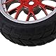 BQLZR RC 1:10 On-Road-Rennwagen Y-Form Red Plating Wheel 4er Pack
