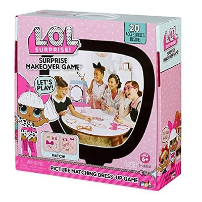L.O.L. Surprise!: Makeover Game with 20 + Exclusive Accessories, Multicolor (556374)