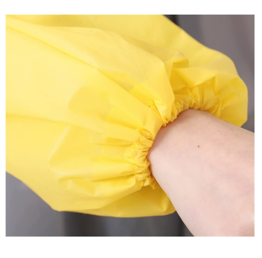 Capa de Lluvia Reutilizable 5 Uds Reutilizable Espesar Mujeres Hombres Capa De Lluvia Impermeable Chaqueta Poncho Capucha Traje Ropa de Agua para Exteriores